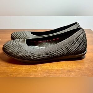 Ladies Skechers Cleo Sport - What A Move black flats - size 7.5.